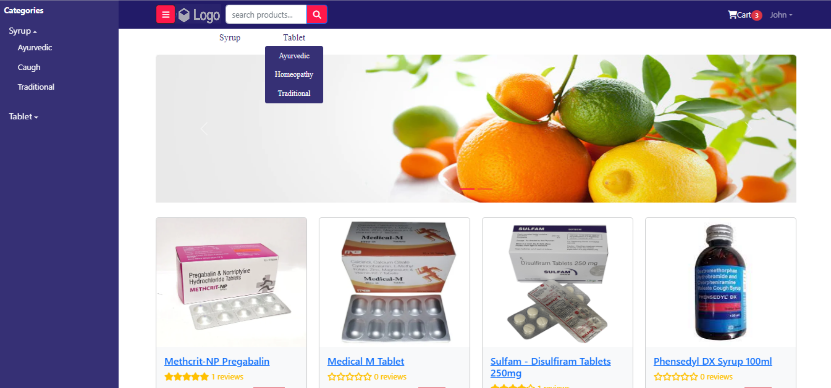 ECommerce Website